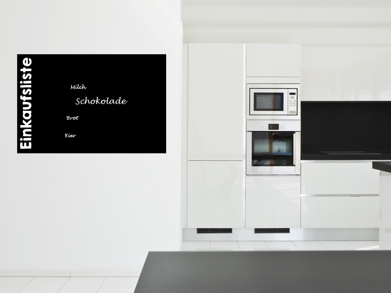 Tafelfolie Wochenplan für echte Kreide 100x60 cm 72,42 € / qm 