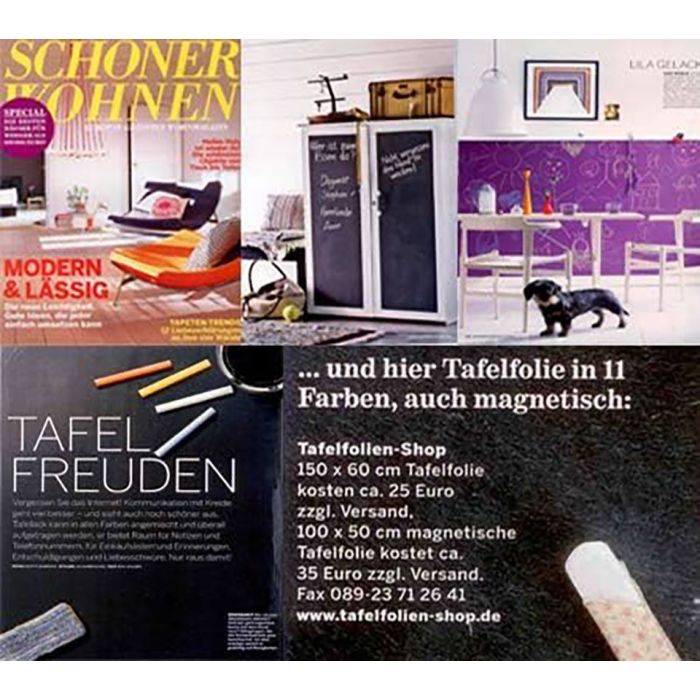 Beige Folie 70x30 cm - magnetisch & selbstklebend