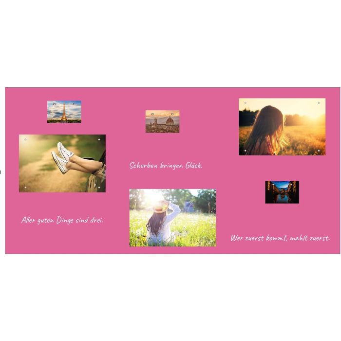 Magenta Folie 80x30 cm - magnetisch & selbstklebend