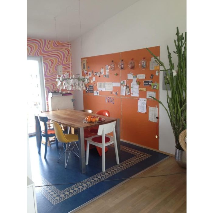 Orange Folie 180x60 cm - magnetisch & selbstklebend