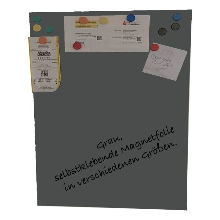 Selbstklebende Graue Folie 40x30 cm - selbstklebend