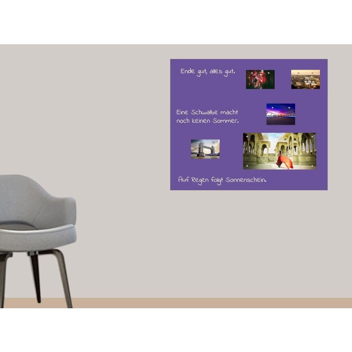 Selbstklebende Lila Folie 200x40 cm - selbstklebend