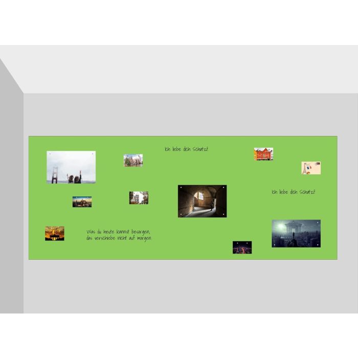 Selbstklebende Limegrüne Folie 80x40 cm - selbstklebend