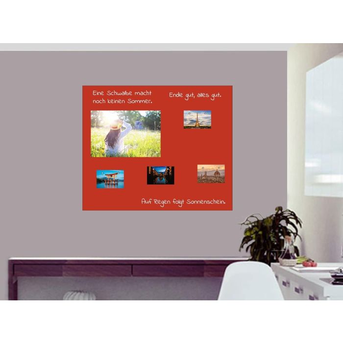 Selbstklebende Rote Folie 150x60 cm - selbstklebend