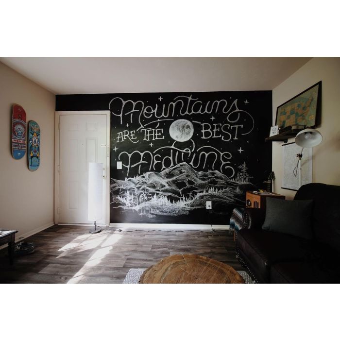 Tafelfolie 120x40 cm - magnetisch & selbstklebend