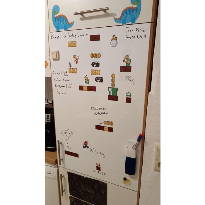 Whiteboardfolie 180x40 cm - magnetisch & selbstklebend