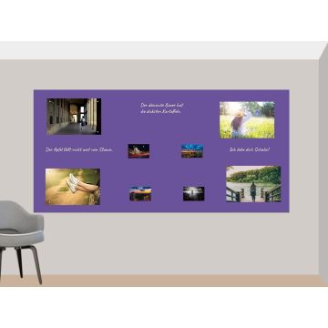 Lila Folie 150x100 cm - magnetisch & selbstklebend