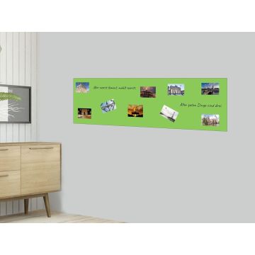 Limegrüne Folie 250x100 cm - magnetisch & selbstklebend