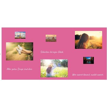 Magenta Folie DIN A1 - magnetisch & selbstklebend
