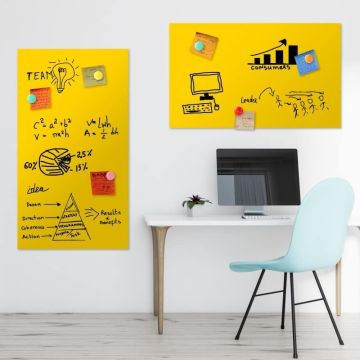 Selbstklebende Gelbe Folie 100x50 cm - selbstklebend