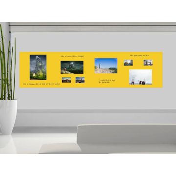 Selbstklebende Gelbe Folie 300x120 cm - selbstklebend