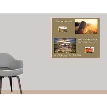 Selbstklebende Goldene Folie 30x30 cm - selbstklebend