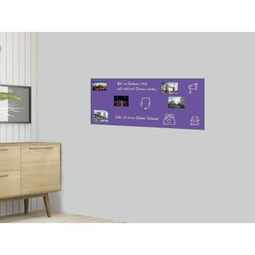 Selbstklebende Lila Folie 90x40 cm - selbstklebend