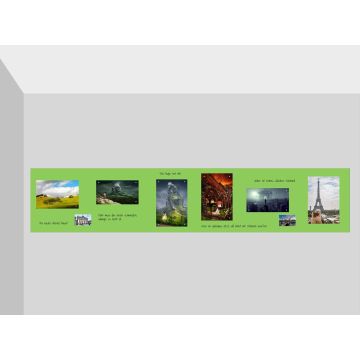 Selbstklebende Limegrüne Folie 200x60 cm - selbstklebend