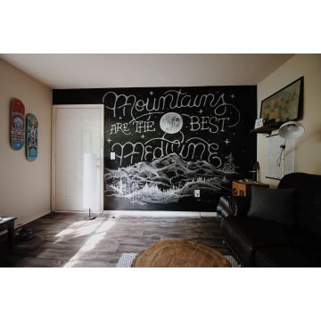 Tafelfolie 200x100 cm - magnetisch & selbstklebend