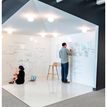 Whiteboardfolie 400x100 cm - magnetisch & selbstklebend